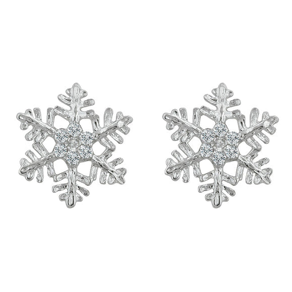 Snowflake Stud Earrings