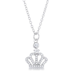 Tabitha 0.5 ct Crown Pendant