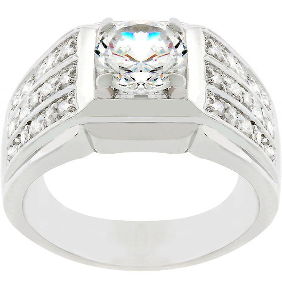 Rock Solid Cubic Zirconia Ring